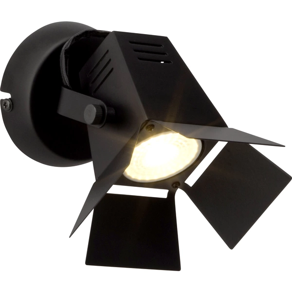 Brilliant Movie G08910/76 Wandstrahler GU10 5W Halogen Schwarz (matt) Brilliant Movie G08910/76 Wandstrahler GU10 5W Halogen Schwarz (matt)