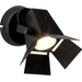 Brilliant Movie G08910/76 Wandstrahler GU10 5W Halogen Schwarz (matt) Brilliant Movie G08910/76 Wandstrahler GU10 5W Halogen Schwarz (matt)