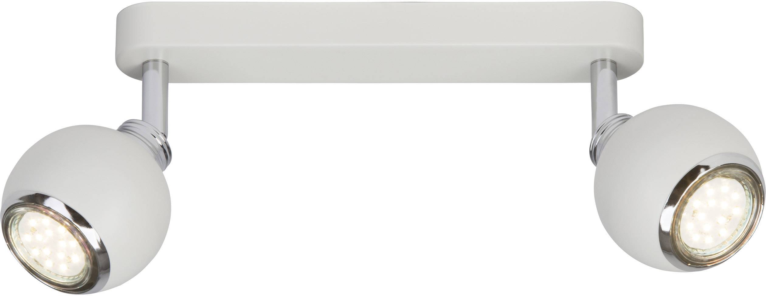 Brilliant Ina G77729/05 Deckenstrahler LED GU10 6W Weiß, Chrom