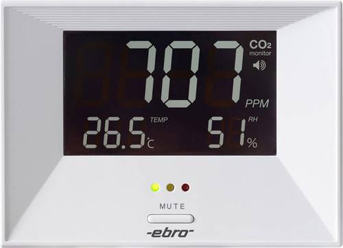 Ebro RM 100 Kohlendioxid-Messgerät 0 - 3000 ppm mit Temperaturmessfunktion