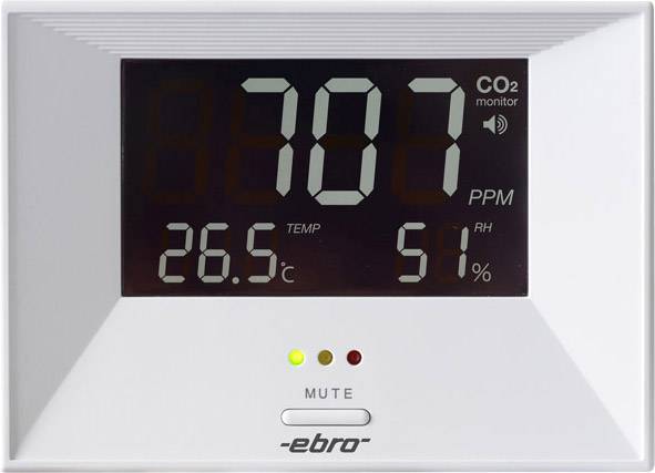 Ebro RM 100 Kohlendioxid-Messgerät 0 - 3000 ppm mit Temperaturmessfunktion