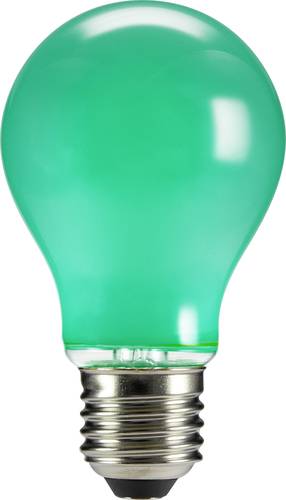 Sygonix LED EEK A (A++ - E) E27 Glühlampenform 4W Grün (Ø x L) 60mm x 105mm Filament 1St.