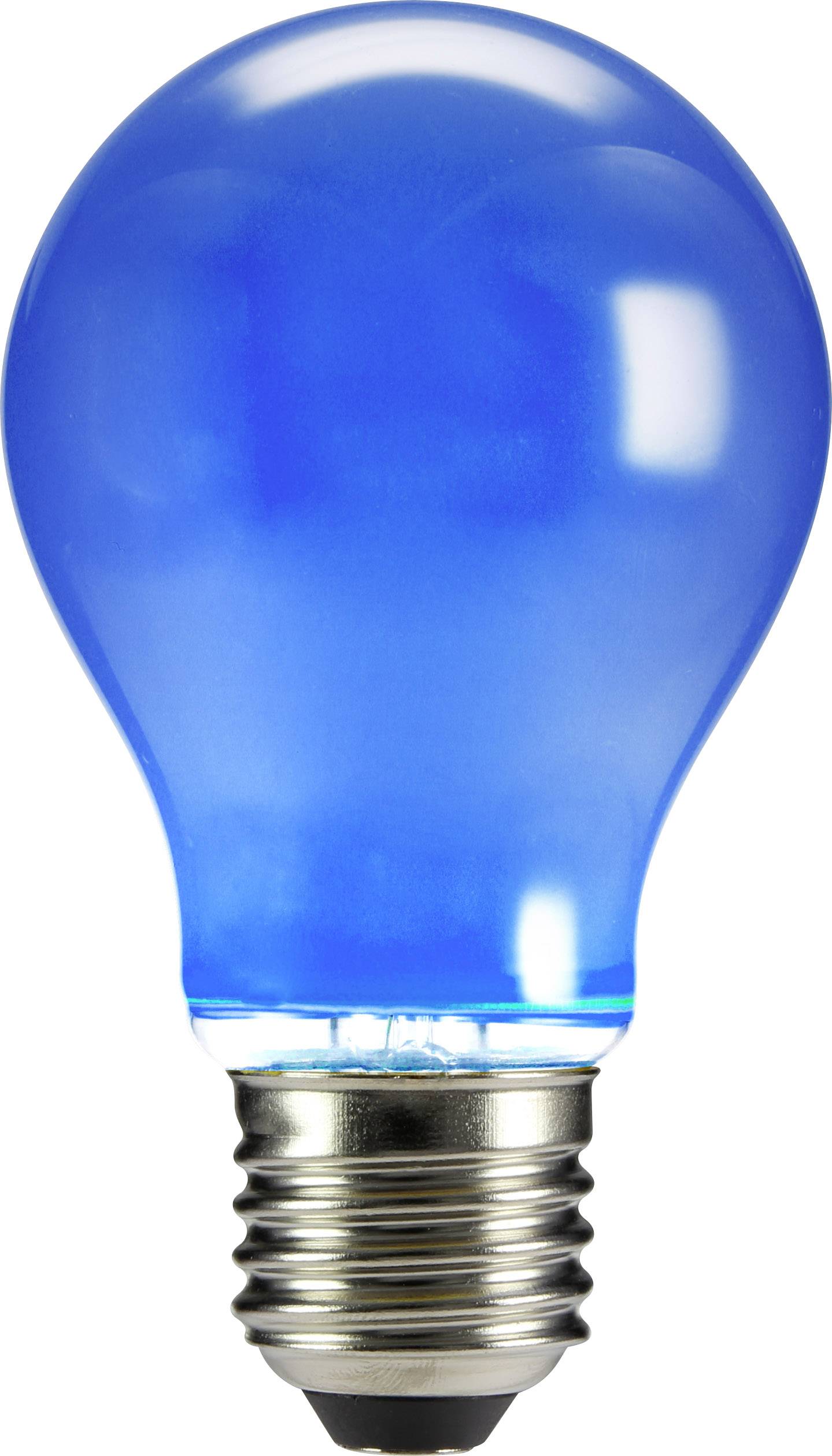Sygonix STA6007bluecolor LED E27 Glühlampenform 4W Blau (Ø x L) 60mm x 105mm Filament 1St.