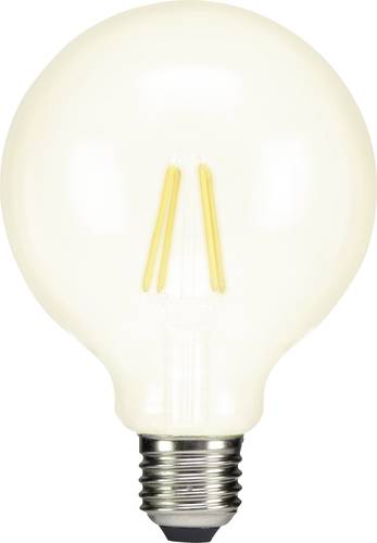 Sygonix LED EEK A++ (A++ - E) E27 Globeform 6W = 60W Warmweiß (Ø x L) 95mm x 134mm Filament 1St.