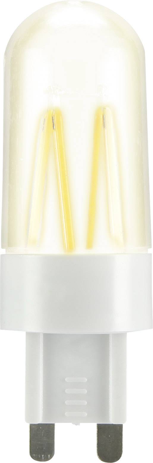 Sygonix G9 1.8W 2700k clear LED G9 Stiftsockel 1.8W = 20W Warmweiß (Ø x L) 20mm x 60mm Filament 3St.