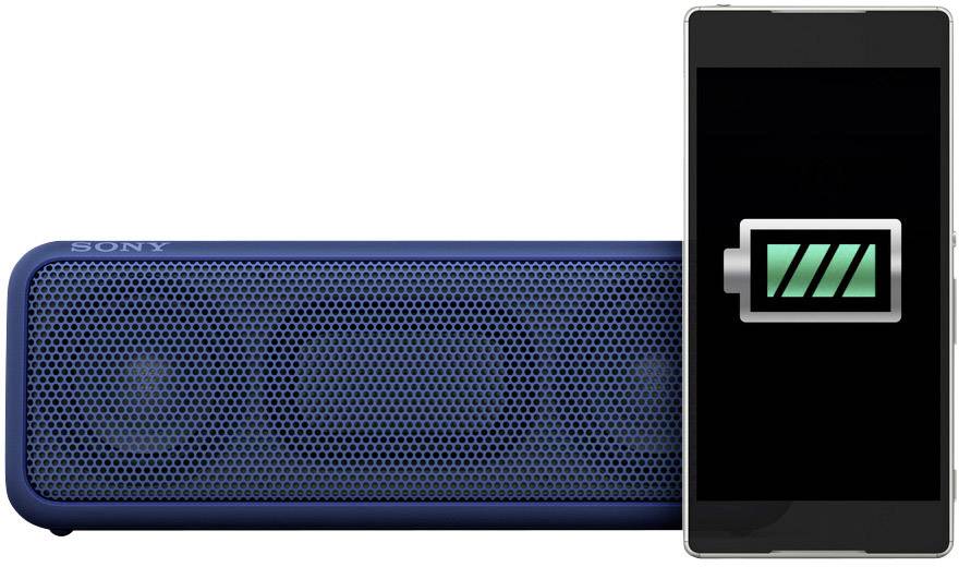 Bluetooth® Lautsprecher Sony SRS-XB3 NFC, spritzwassergeschützt Blau