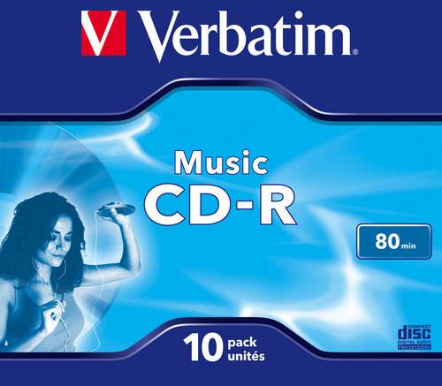 Verbatim 43365 CD-R Rohling 10 St. Jewelcase