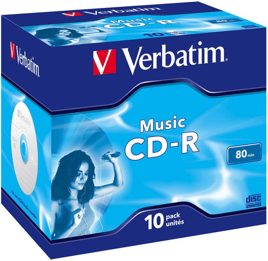 Verbatim 43365 CD-R Rohling 10 St. Jewelcase