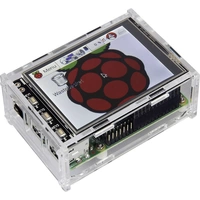 Joy-it 3.2TC Display-Gehäuse Passend für (Entwicklungskits): Raspberry Pi Acrylglas klar Joy-it 3.2TC Display-Gehäuse Passend für (Entwicklungskits): Raspberry Pi Acrylglas klar