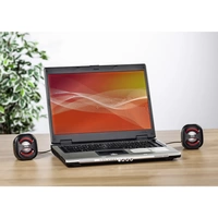 Hama Sonic Mobil 183 2.0 PC-Lautsprecher Kabelgebunden 3W Schwarz, Rot Hama Sonic Mobil 183 2.0 PC-Lautsprecher Kabelgebunden 3W Schwarz, Rot
