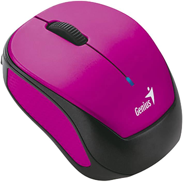 Genius 9000R Maus Funk Optisch Pink, Schwarz 3 Tasten 1200 dpi Wiederaufladbar