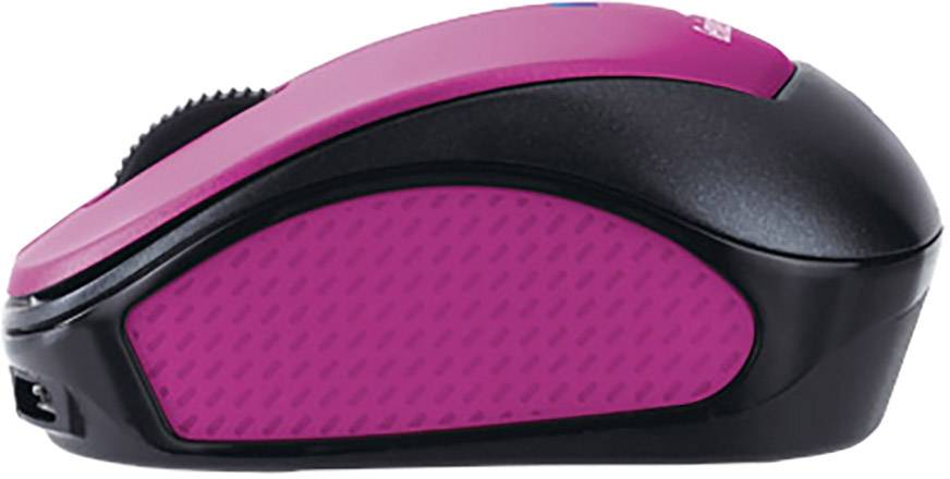 Genius 9000R Maus Funk Optisch Pink, Schwarz 3 Tasten 1200 dpi Wiederaufladbar