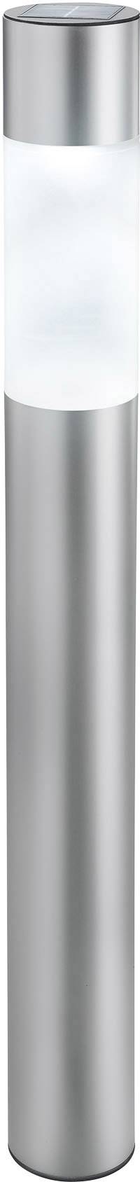 Esotec 102606 Pole Light Solar-Außenstandleuchte Warmweiß, Tageslichtweiß Edelstahl