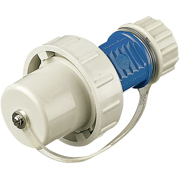MENNEKES 10828 Schutzkontaktstecker Kunststoff druckwasserdicht 230V Weiß, Blau IP68