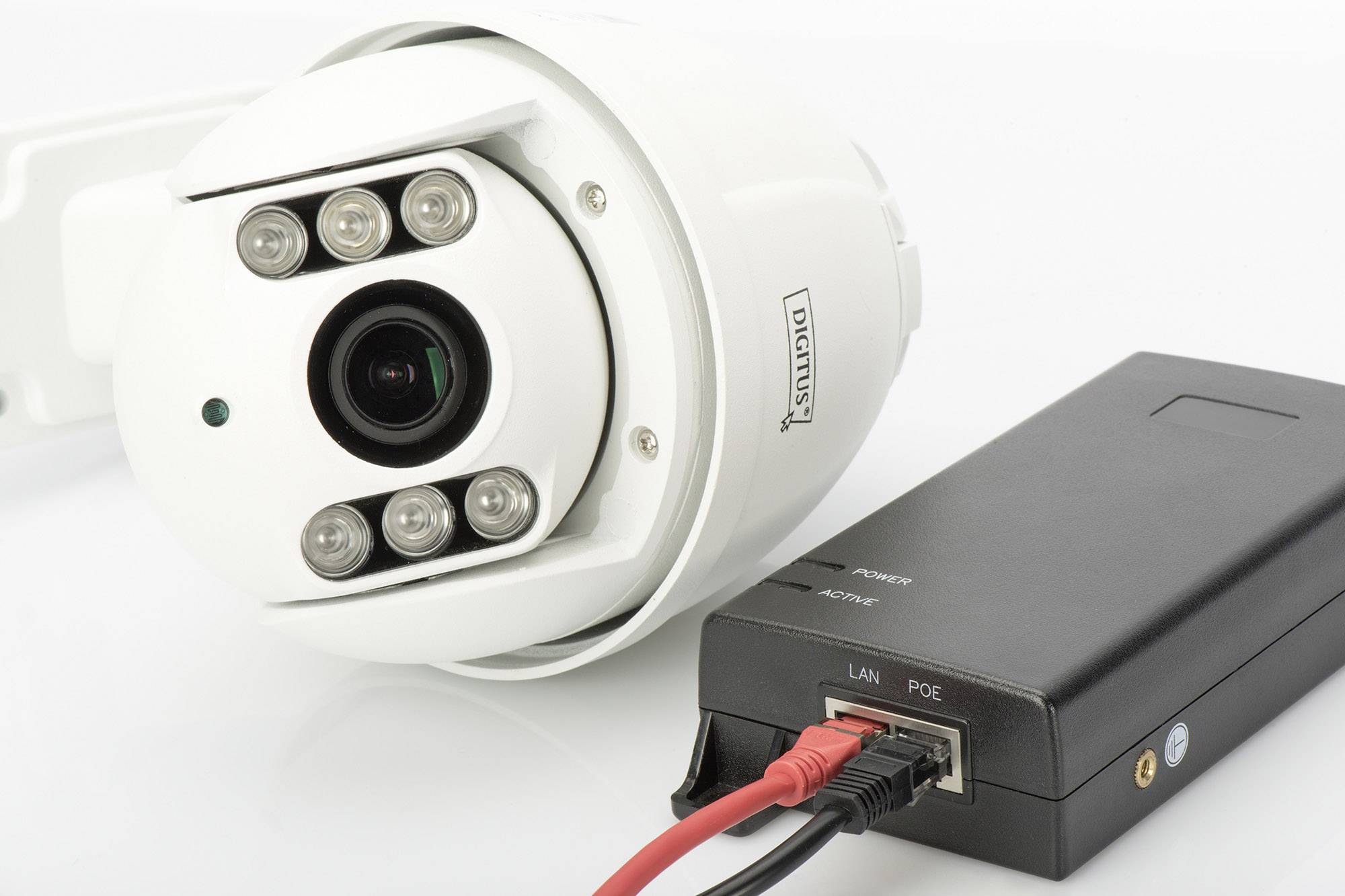 Digitus DN-95104 PoE Injektor 1 GBit/s IEEE 802.3at (25.5 W), IEEE 802.3af (12.95 W)