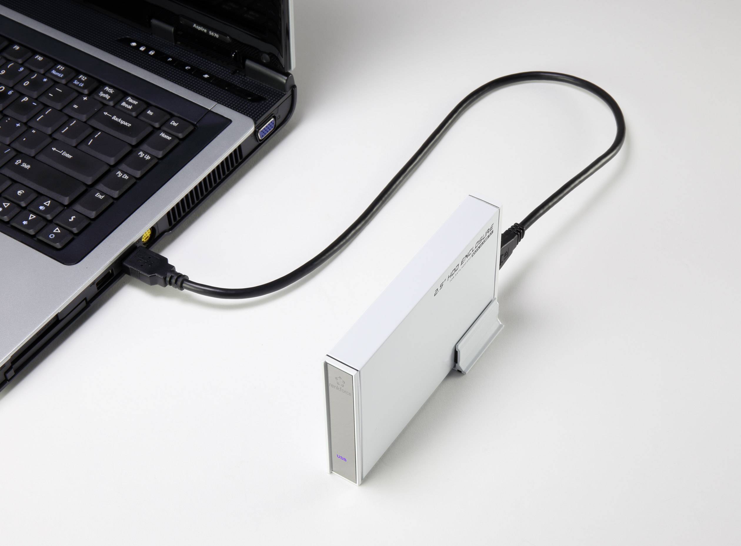 Renkforce RF-4315116 SATA-Festplatten-Gehäuse 2.5 Zoll USB 3.1