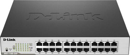 D-Link DGS-1100-24P Netzwerk Switch 24 Port 1 GBit/s PoE-Funktion