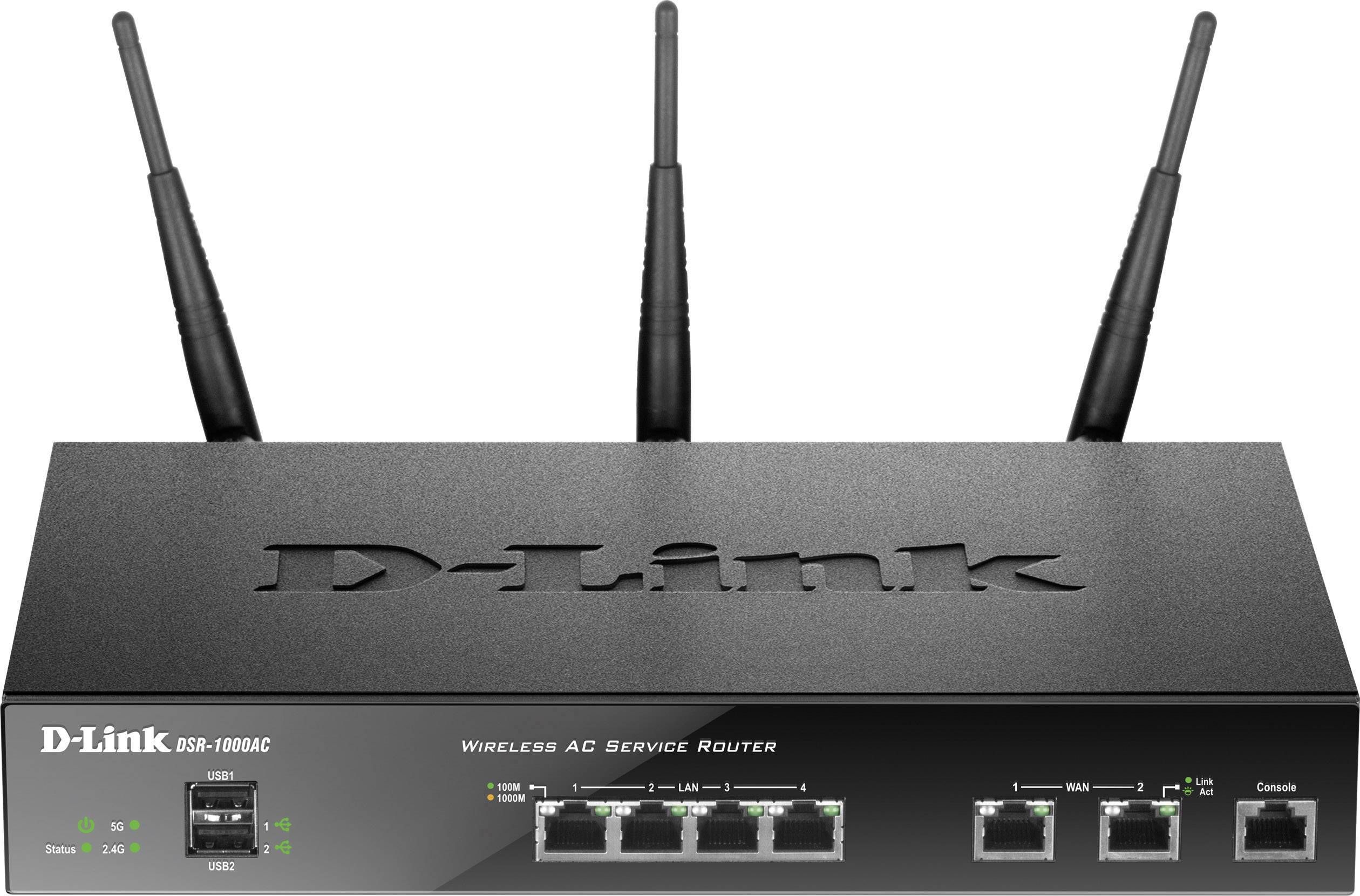 D-Link DSR-1000AC WLAN Router 2.4 GHz, 5 GHz 1.75 GBit/s