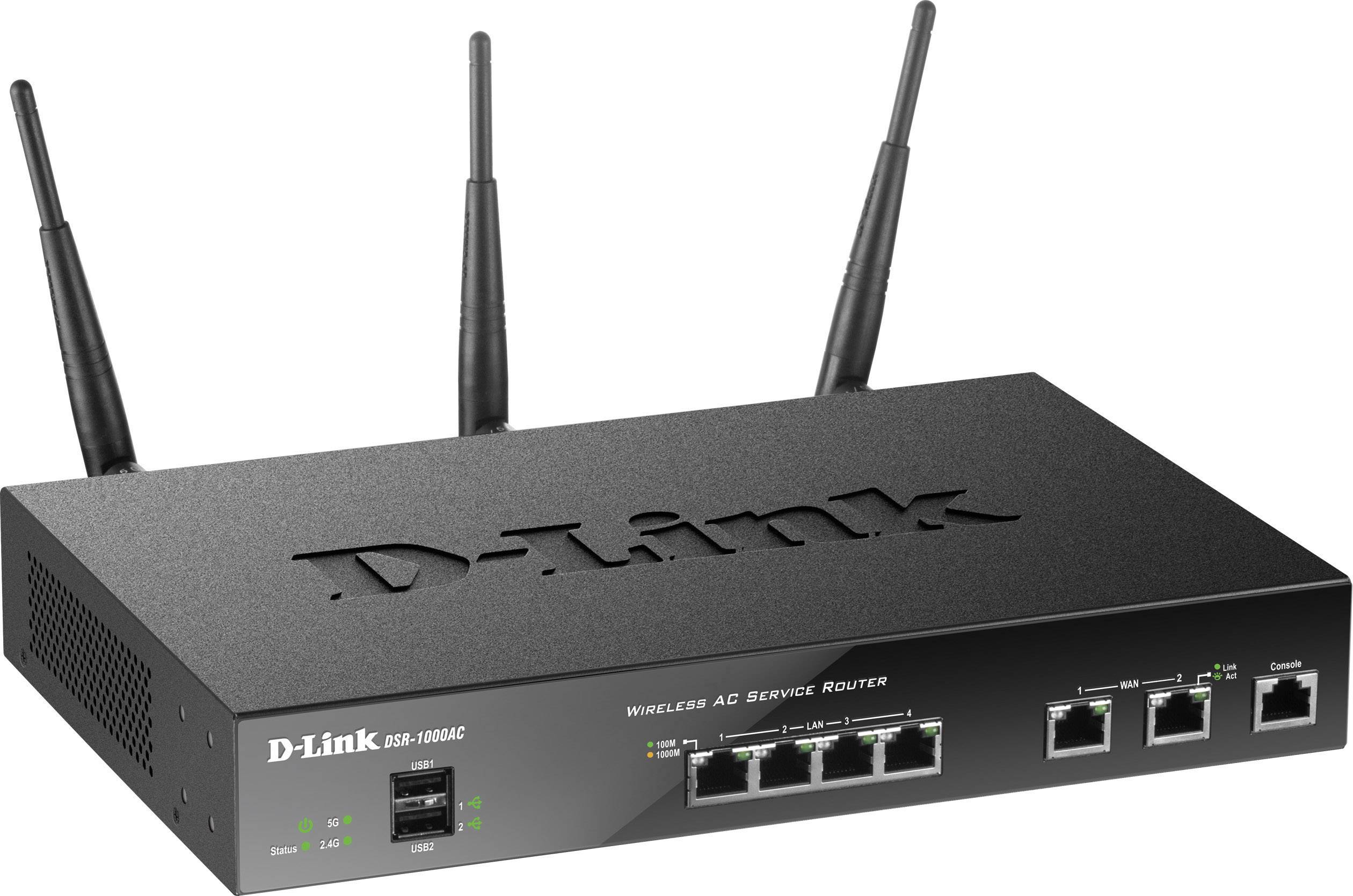 D-Link DSR-1000AC WLAN Router 2.4 GHz, 5 GHz 1.75 GBit/s