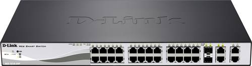 D-Link DES-1210-28P 19 Zoll Netzwerk-Switch 26 + 2 Port 100MBit/s PoE-Funktion