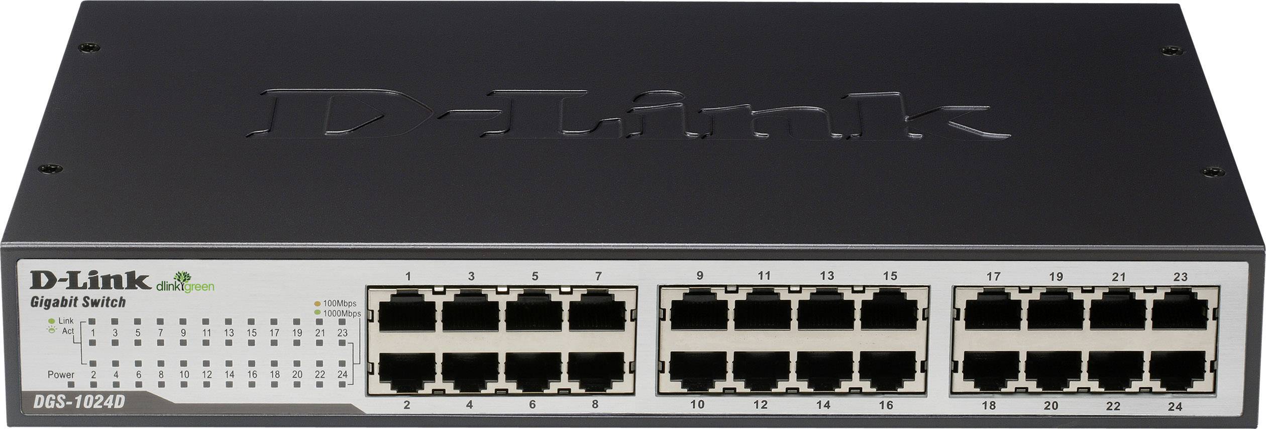 D-Link DGS-1024D/E Netzwerk Switch 24 Port 1 GBit/s