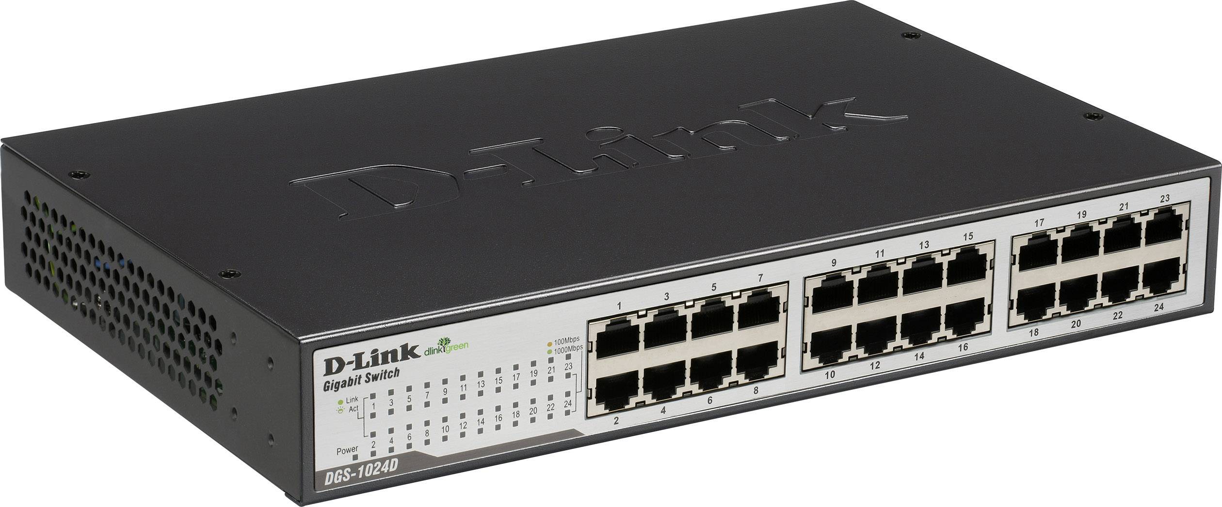 D-Link DGS-1024D/E Netzwerk Switch 24 Port 1 GBit/s