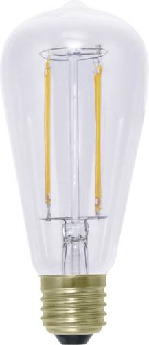 LED EEK A+ (A++ - E) E27 Kolbenform 6W = 40W Warmweiß (Ø x L) 62mm x 142mm dimmbar, Filamen; Energieeffizienzklasse: A+