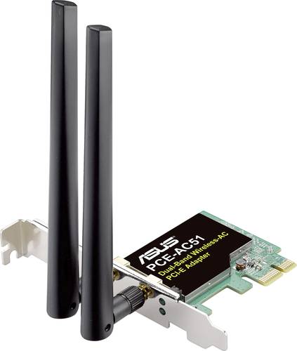 Asus PCE-AC51 WLAN Steckkarte PCIe, WLAN 750MBit/s