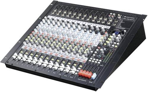 Omnitronic LMC-2642FX Konsolen-Mischpult Anzahl Kanäle:16 USB-Anschluss