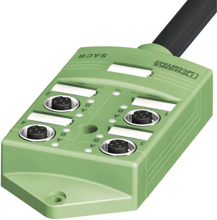Phoenix Contact SACB-4/ 4-L- 5,0PUR SCO 1517084 Sensor/Aktorbox passiv M12-Verteiler mit Metallgewinde 1St.