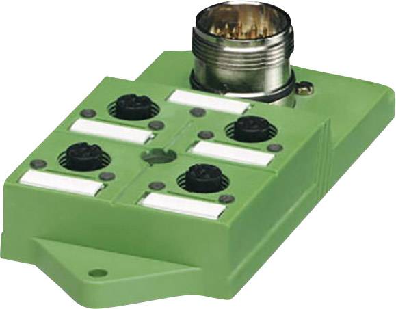 Phoenix Contact SACB-4/ 4-L-M23 1692404 Sensor/Aktorbox passiv M12-Verteiler mit Kunststoffgewinde 1St.