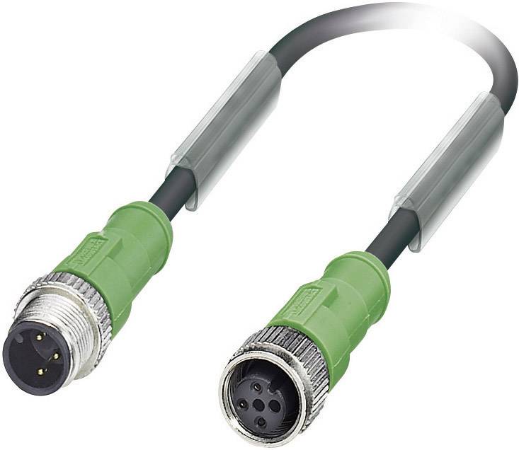 Phoenix Contact 1681509 Sensor-/Aktor-Steckverbinder, konfektioniert M12 Stecker, gerade, Buchse, gerade 30.00cm Polzahl
