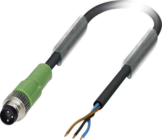 Phoenix Contact 1693584 Sensor-/Aktor-Steckverbinder, konfektioniert M12 Stecker, gerade 10.00m Polzahl Sensoren: 3 1St.