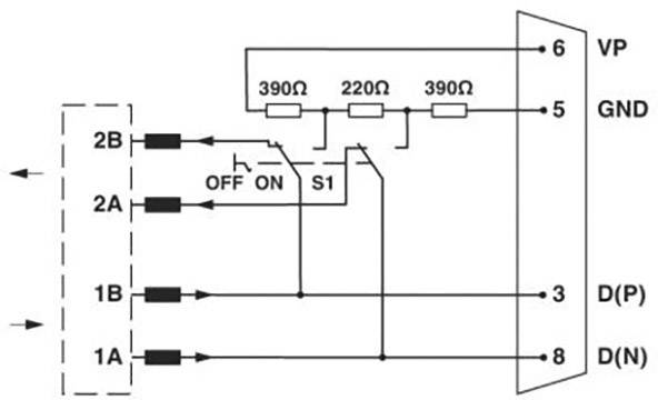 Phoenix Contact 2744403 Sensor-/Aktor-Datensteckverbinder Stecker, gewinkelt Polzahl Sensoren: 9 1 St.