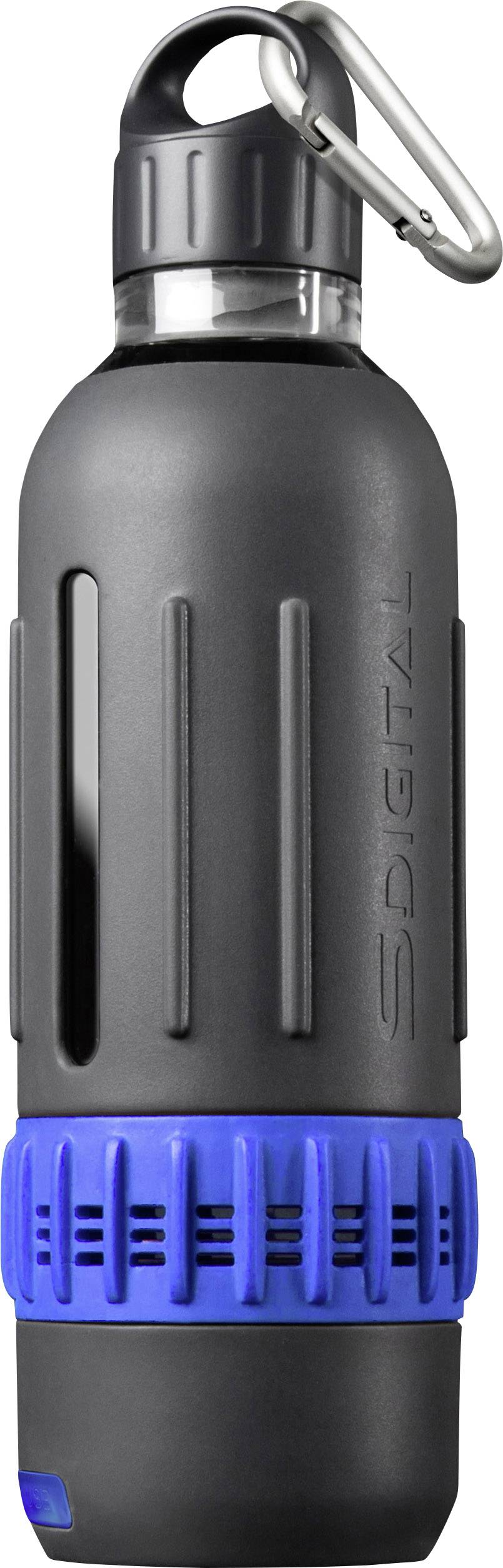 Bluetooth® Lautsprecher SDIGITAL Spritz Workout Kit spritzwassergeschützt Schwarz