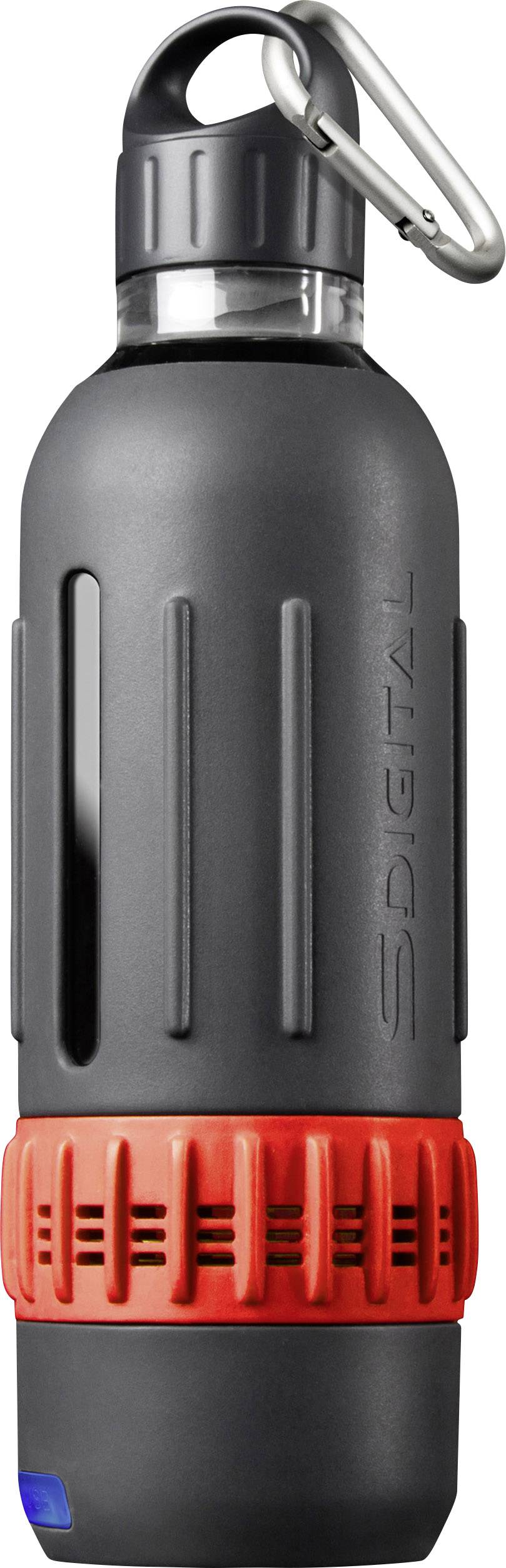 Bluetooth® Lautsprecher SDIGITAL Spritz Workout Kit spritzwassergeschützt Schwarz