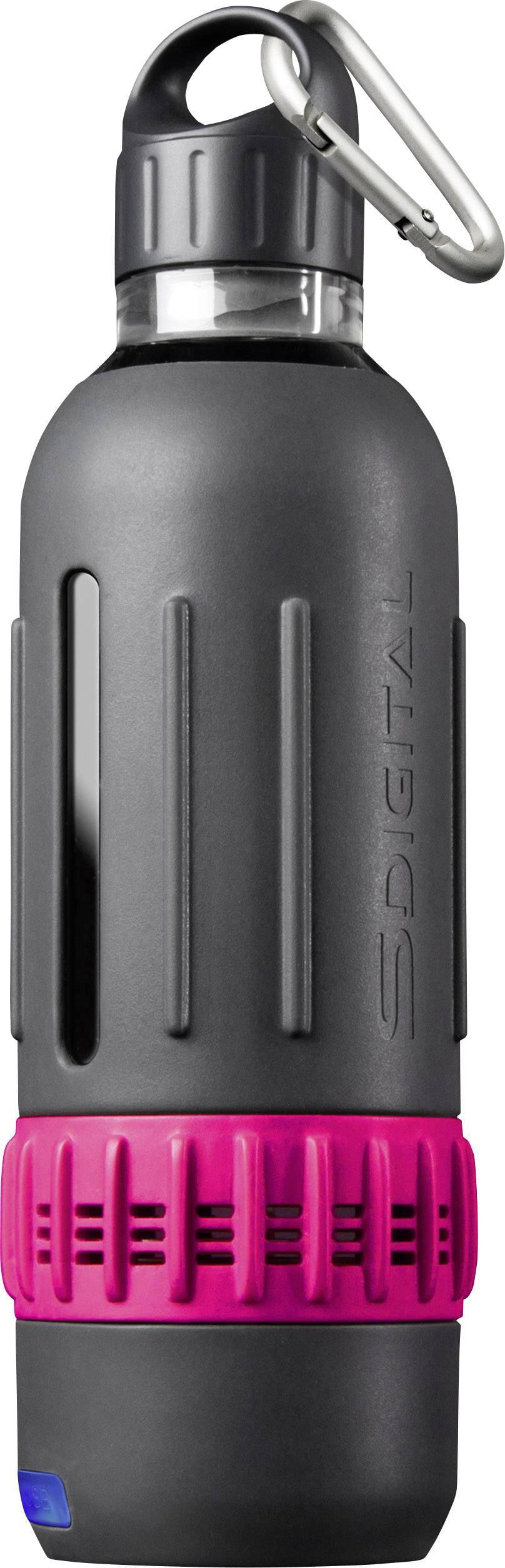 Bluetooth® Lautsprecher SDIGITAL Spritz Workout Kit spritzwassergeschützt Schwarz