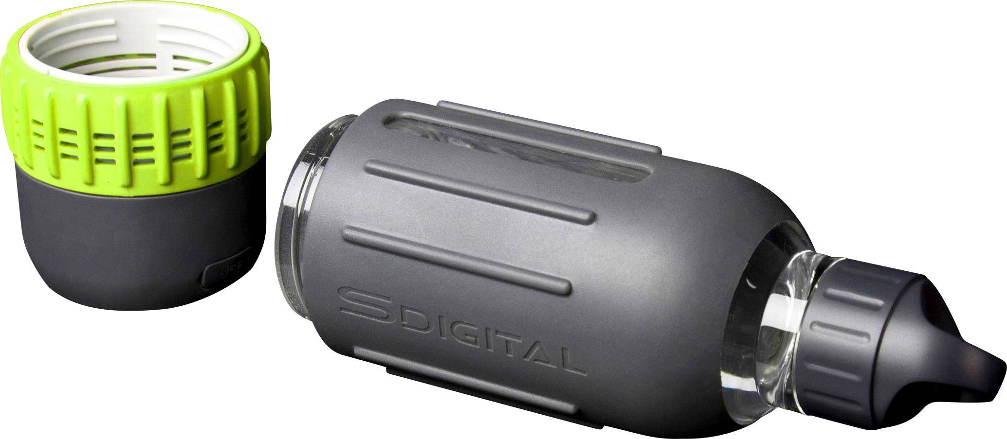 Bluetooth® Lautsprecher SDIGITAL Spritz Workout Kit spritzwassergeschützt Schwarz