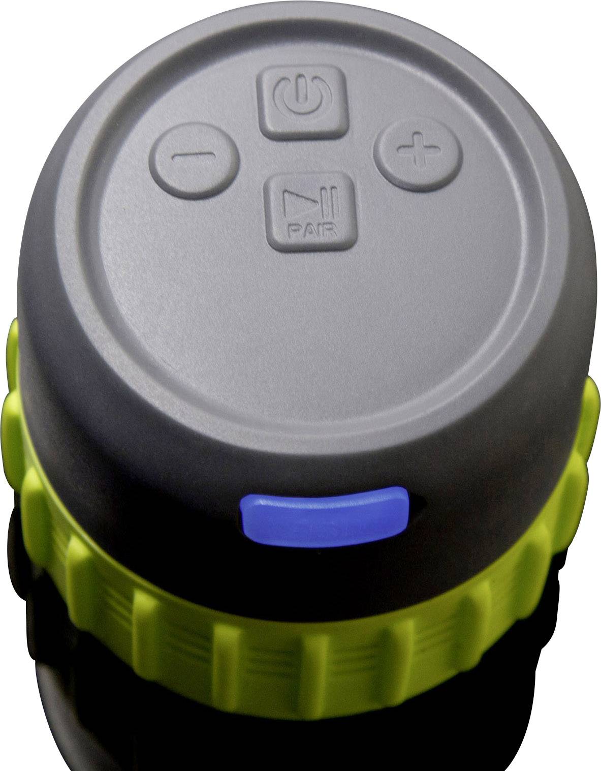 Bluetooth® Lautsprecher SDIGITAL Spritz Workout Kit spritzwassergeschützt Schwarz