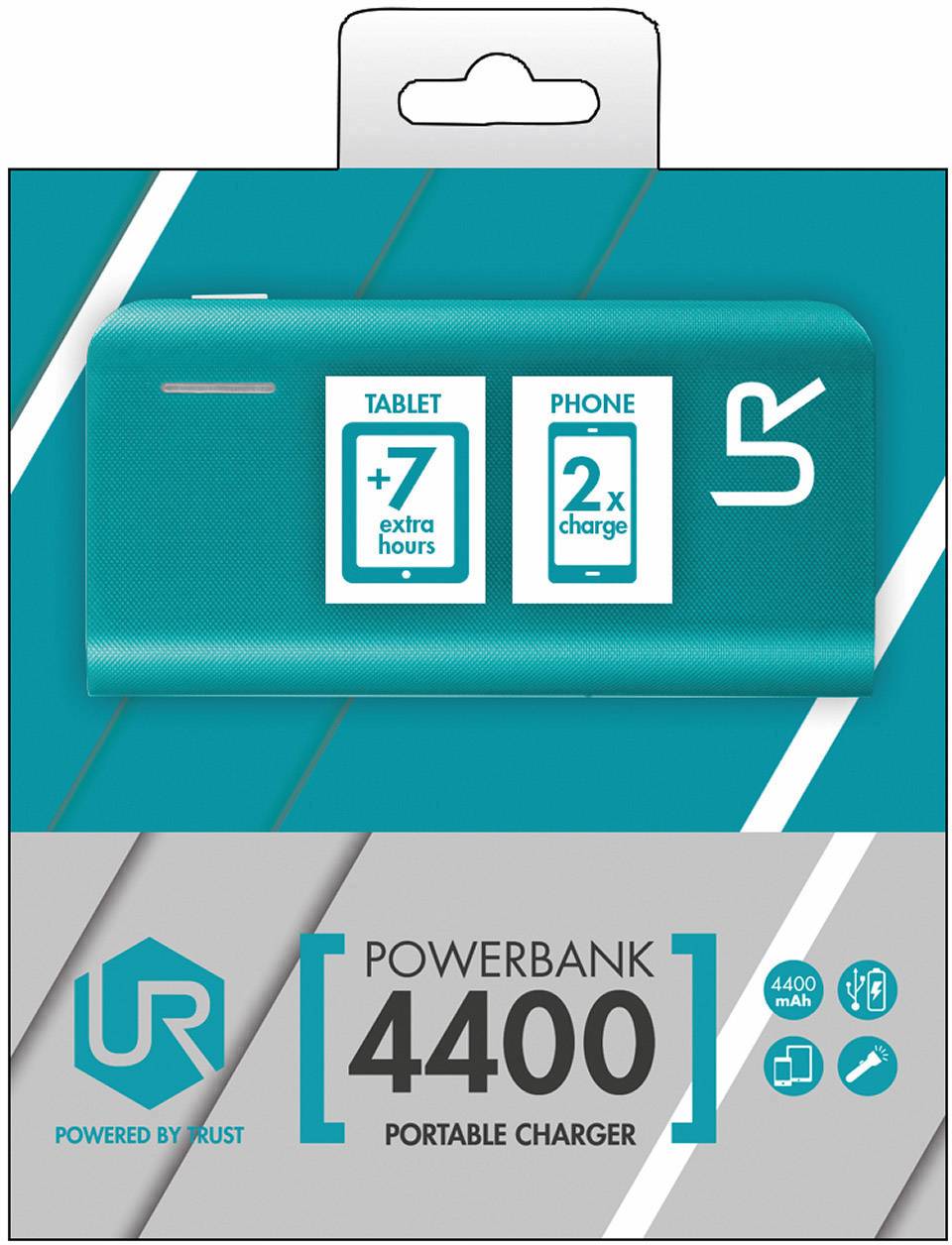 TRUST POWERBANK 4400 BLAU