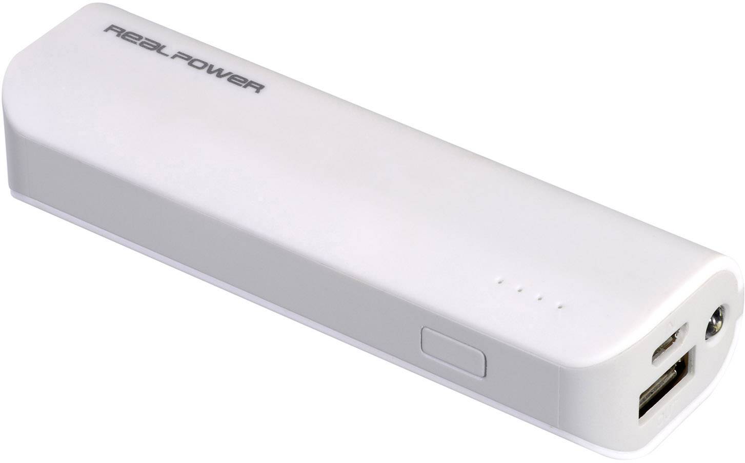 REALPOWER POWERBANK PB-2600 WEISS