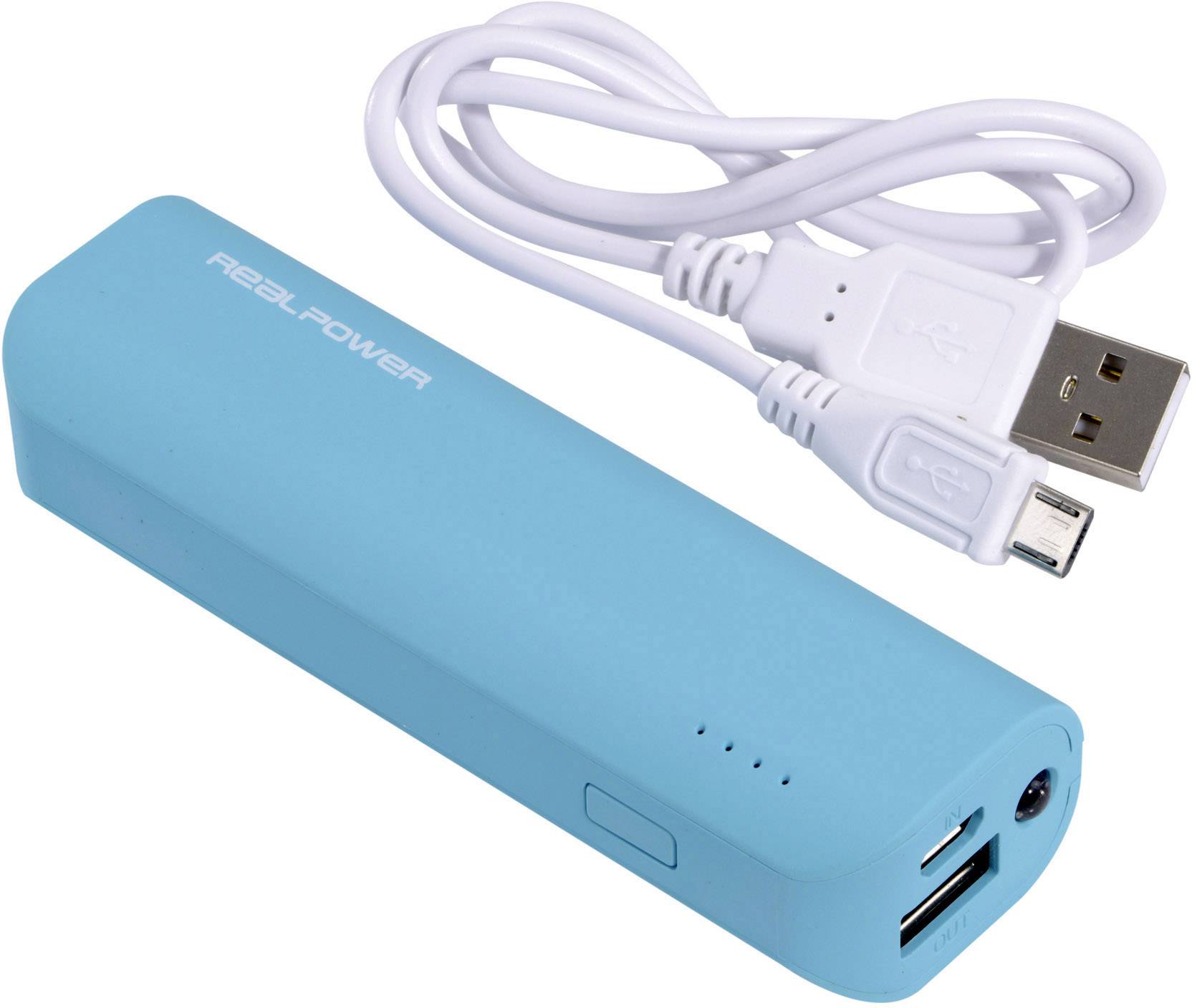 REALPOWER POWERBANK PB-2600 BLAU