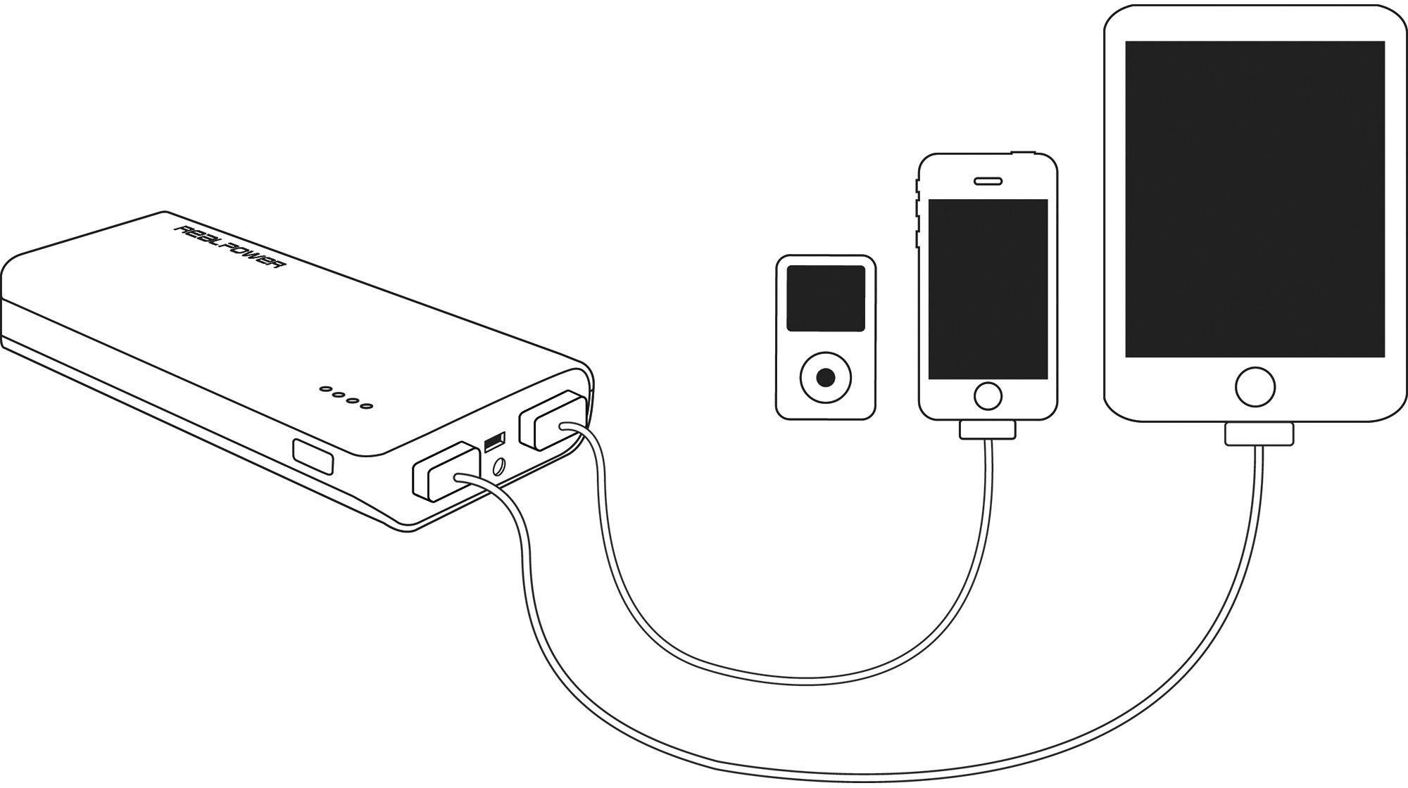 REALPOWER POWERBANK PB-6K TEAL