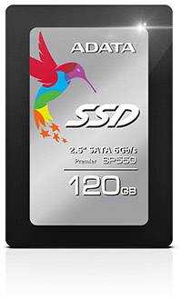 ADATA  120 GB Interne SATA SSD 6.35 cm (2.5 Zoll) SATA 6 Gb/s Retail ASP550SS3-120GM-C