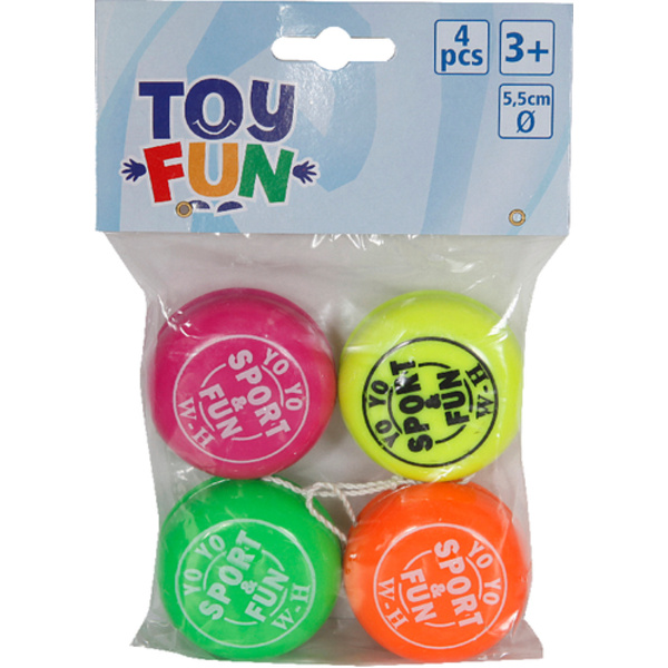 Toy Fun YO YO 4 Stück 72402189