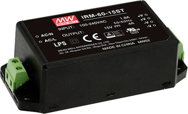 Mean Well MW IRM-60-5ST AC/DC-Printnetzteil 50W