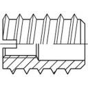 TOOLCRAFT 144019 Einschraubmutter M3 12mm Stahl 100St.