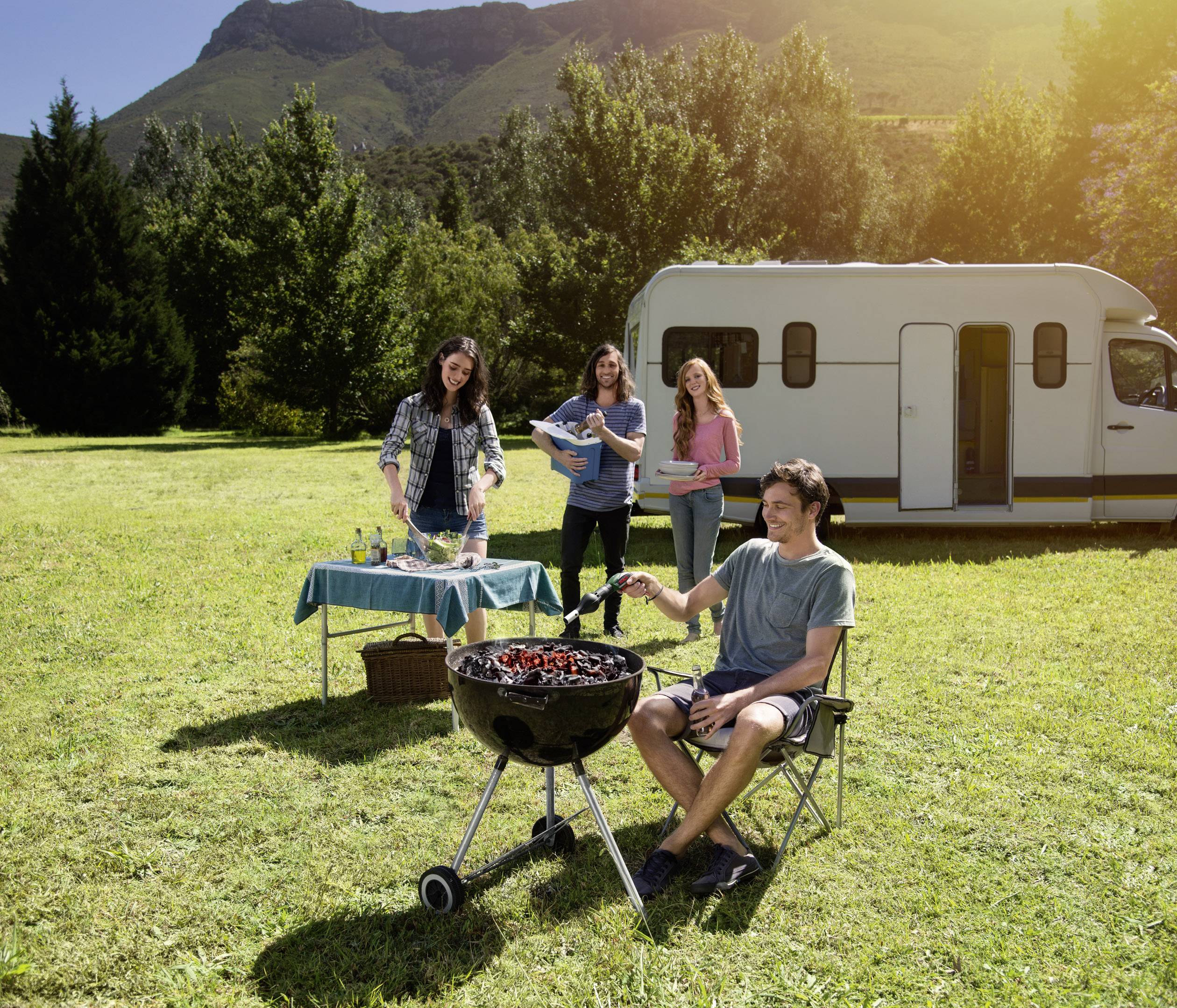 Bosch Home and Garden IXO V BBQ 06039A800G Akku-Schrauber  3.6 V 1.5 Ah Li-Ion inkl. Akku, inkl. Gebläseaufsatz