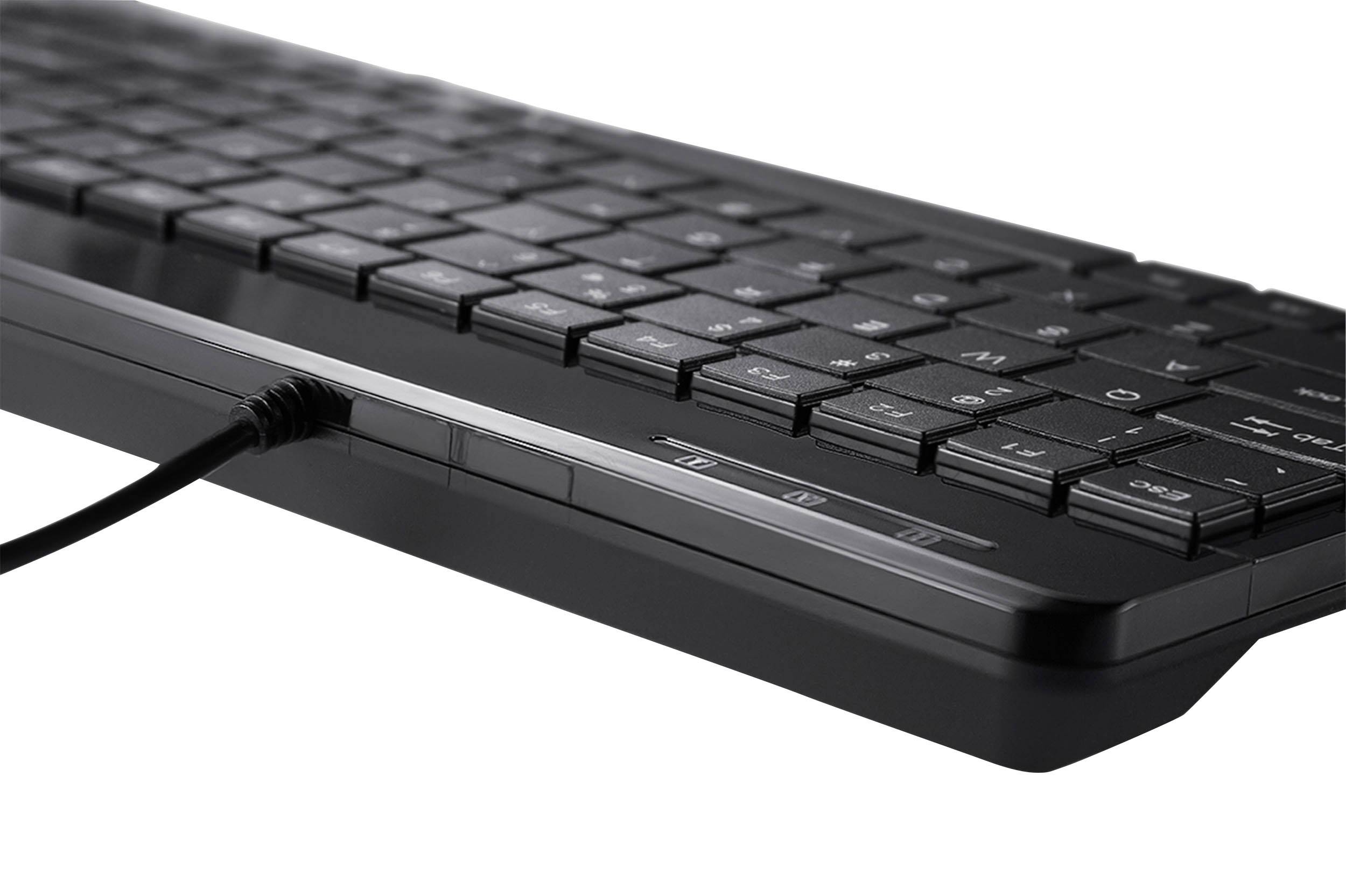 Perixx PERIBOARD-409DEU USB Tastatur Deutsch, QWERTZ Schwarz