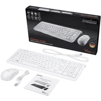 Perixx PERIDUO-303WDE USB Tastatur, Maus-Set Deutsch, QWERTZ Weiß Perixx PERIDUO-303WDE USB Tastatur, Maus-Set Deutsch, QWERTZ Weiß